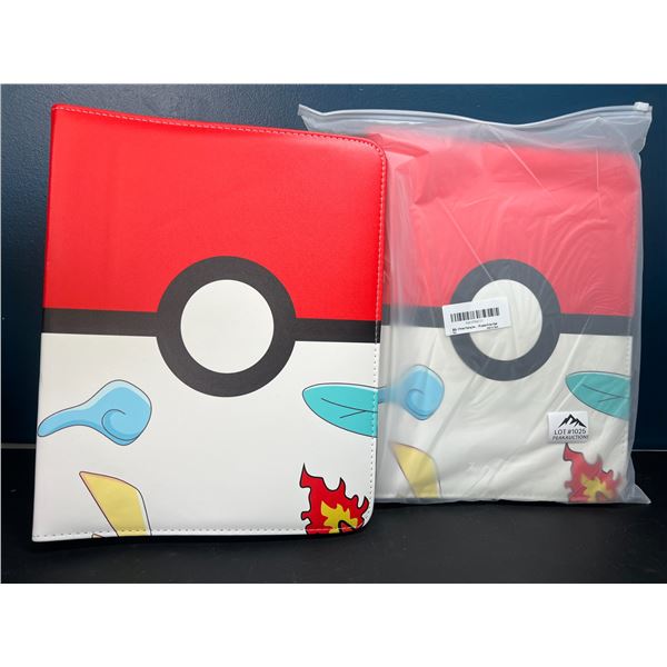 Lot of 2 Pokemon Premium Card Binders (Large Size Binders/9-Pocket Pages)