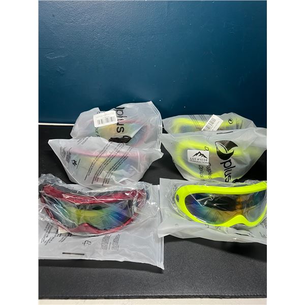 Lot of Ski/Snowboarding Goggles - 6PCS