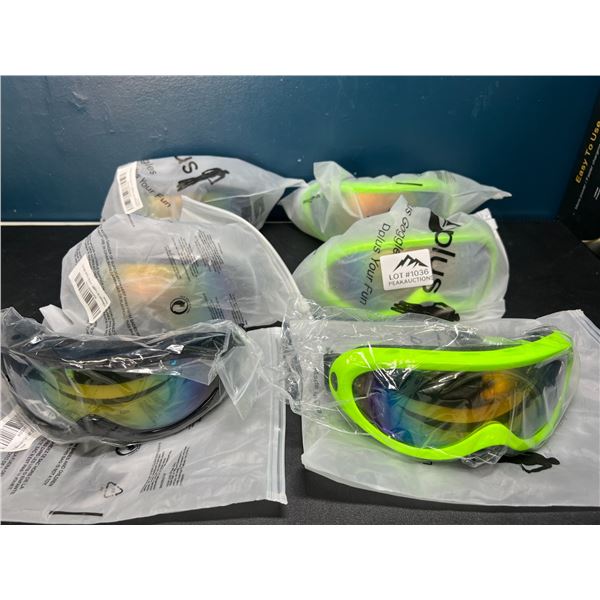 Lot of Ski/Snowboarding Goggles - 6PCS