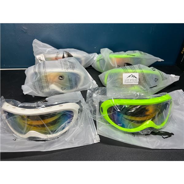 Lot of Ski/Snowboarding Goggles - 6PCS