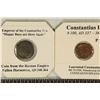 Image 1 : 2 ROMAN ANCIENT COINS: 337-361 A.D. CONSTANTIUS II