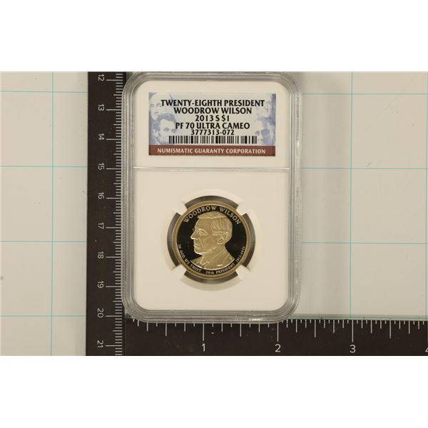 2013-S PRESIDENTIAL DOLLAR NGC PF70 ULTRA CAMEO