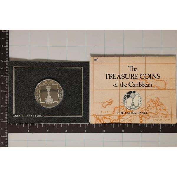 STERLING SILVER PROOF $20 TREASURE COINS OF THE
