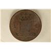 Image 2 : 1822-B NETHERLANDS COPPER 1 CENT