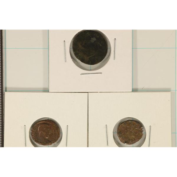 3 ROMAN ANCIENT COINS