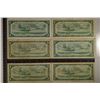 Image 2 : 6-1954 BANK OF CANADA $1 BILLS