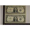 Image 1 : 1957 & 57-A STAR NOTE US $1 SILVER CERTIFICATES