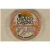 Image 1 : $2.50 GRAND CASINO CHIP. BILOXI, MISSISSIPPI