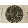 Image 1 : 1958 SILVER FRANKLIN HALF DOLLAR. BRILLIANT UNC