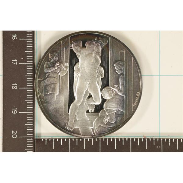 1.34 TROY OZ. STERLING SILVER PROOF ROUND "THE