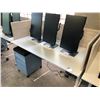 Image 2 : PRIME CABLES ERGO 62' X 32' ELECTRIC SIT/STAND ENCLOSED PROGRAMMERS TABLE