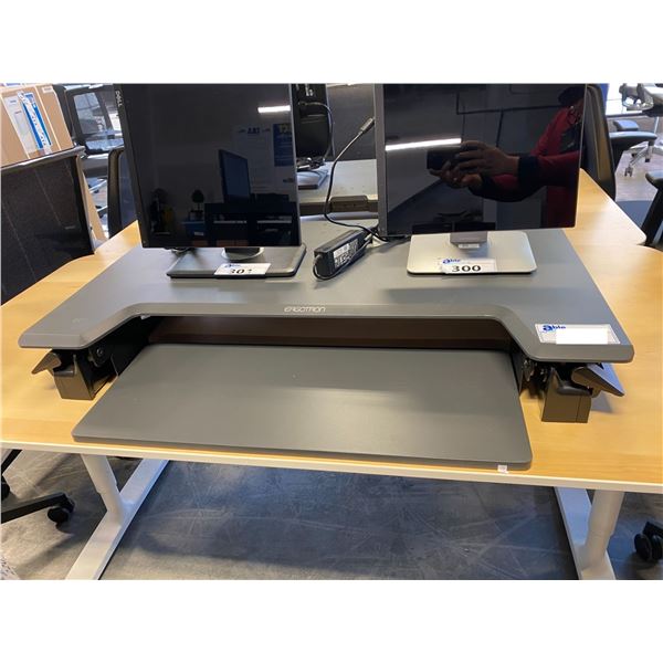 ERGOTRON GREY 38"W HEIGHT ADJUSTABLE MONITOR STAND