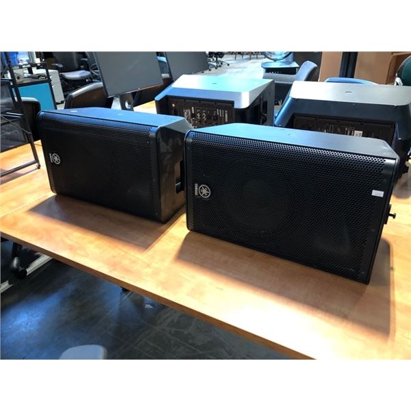 PAIR OF YAMAHA DXR-10 10'' 2-WAY 1100W POWERED SPEAKER