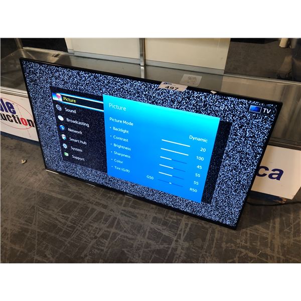 SAMSUNG 50  SMART TV - NO REMOTE