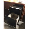 Image 2 : BLACK 2 DRAWER MOBILE PEDESTAL