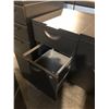 Image 2 : BLACK METAL 2 DRAWER PEDESTAL