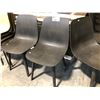 Image 2 : 9 BLACK PLASTIC FORM SIDE CHAIRS