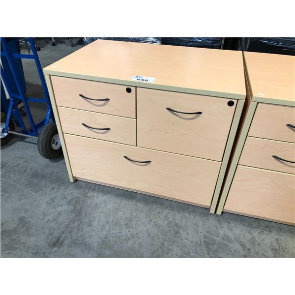 MAPLE 36" X 24" MULTI-FILE CABINET