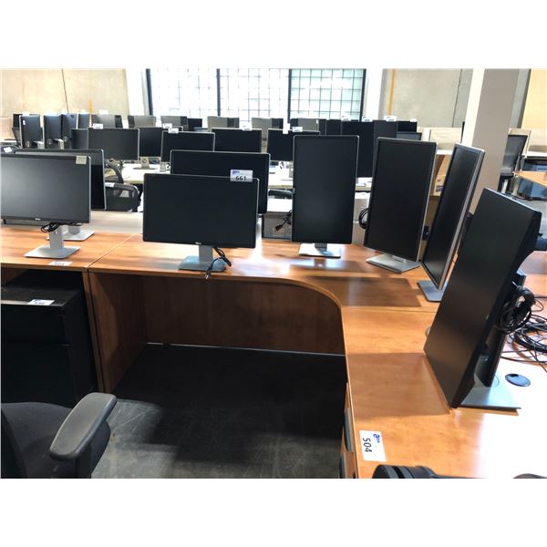 8 DELL 23  LCD MONITORS