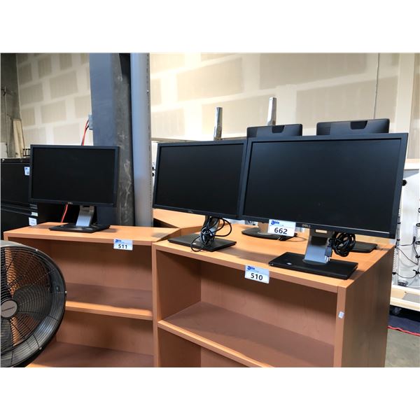 7 DELL 23  LCD MONITORS