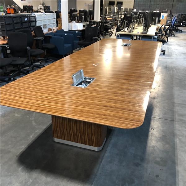 ROSEWOOD 14' X 5' BOARDROOM TABLE