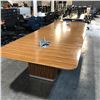 Image 1 : ROSEWOOD 14' X 5' BOARDROOM TABLE