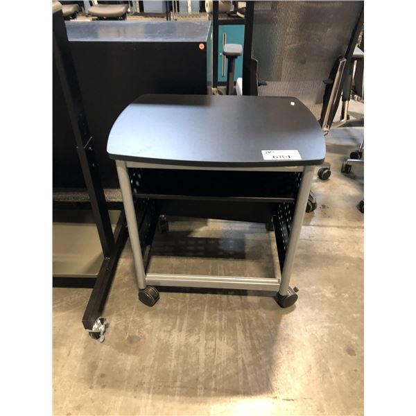 BLACK 26 W MOBILE PRINTER STAND