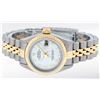 Image 9 : Rolex Ladies Two Tone White Roman Datejust Wristwatch