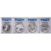 Image 1 : Lot of 2003-2006 $1 American Silver Eagle Coins PCGS MS69
