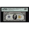 Image 1 : 1934A $10 North Africa WWII Emergency Issue Silver Certificate Note PMG Very Fine 30