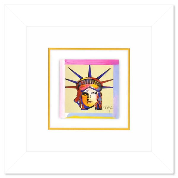 Peter Max "Liberty Head" Limited Edition Lithograph on Paper