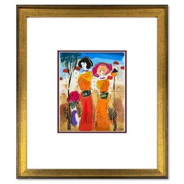 Moshe Leider Original Mixed Media on Paper