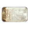 Image 2 : Vintage 1973 Israel 25th Anniversary Commemorative 1 Oz .999 Fine Silver Art Bar