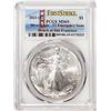 Image 1 : 2021-(S) Type 2 $1 American Silver Eagle Coin PCGS MS69 First Strike Emergency Issue
