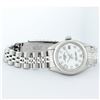 Image 4 : Rolex Ladies Stainless Steel White Dial Datejust Wristwatch