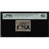 Image 1 : Specimen 1863 2nd Issue 10 Cents Fractional Currency Note Fr.1244sp PMG Gem Unc 65EPQ