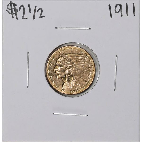 1911 $2 1/2 Indian Head Quarter Eagle Gold Coin