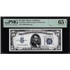 Image 1 : 1934 $5 Silver Certificate Note Fr.1650 PMG Gem Uncirculated 65EPQ