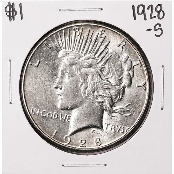 1928-S $1 Peace Silver Dollar Coin