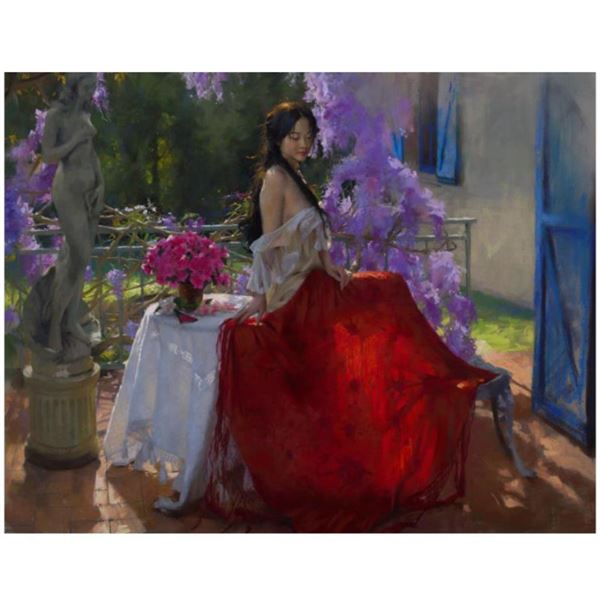 Vicente Romero  A Magical Moment  Limited Edition Giclee on Canvas