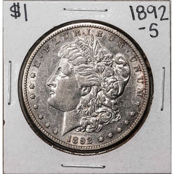 1892-S $1 Morgan Silver Dollar Coin