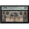 Image 1 : 1840s-50s $10 Bank of the State of South Carolina Obsolete Note PMG Very Fine 20