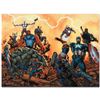 Image 1 : Marvel Comics "Ultimate Comics: Avengers #1" Limited Edition Giclee on Canvas