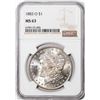 Image 1 : 1883-O $1 Morgan Silver Dollar Coin NGC MS63