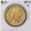 Image 1 : 1874-S Type 2 $20 Liberty Head Double Eagle Coin