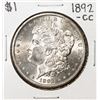 Image 1 : 1892-CC $1 Morgan Silver Dollar Coin