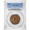 Image 1 : 1836 Coronet Head Large Cent Coin PCGS AU53