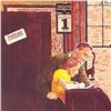 Image 2 : Norman Rockwell (1894-1978) "Marriage License" Limited Edition Lithograph On Paper