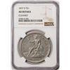 Image 1 : 1877-S $1 Trade Silver Dollar Coin NGC AU Details Cleaned