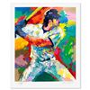 Image 1 : LeRoy Neiman (1921-2012) "Mike Piazza (Signed by Piazza)" Serigraph on Paper